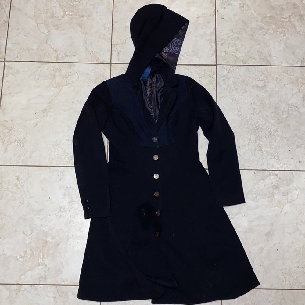 Harry Potter Deathly Hallows Lined Hooded Jacket Hot Topic